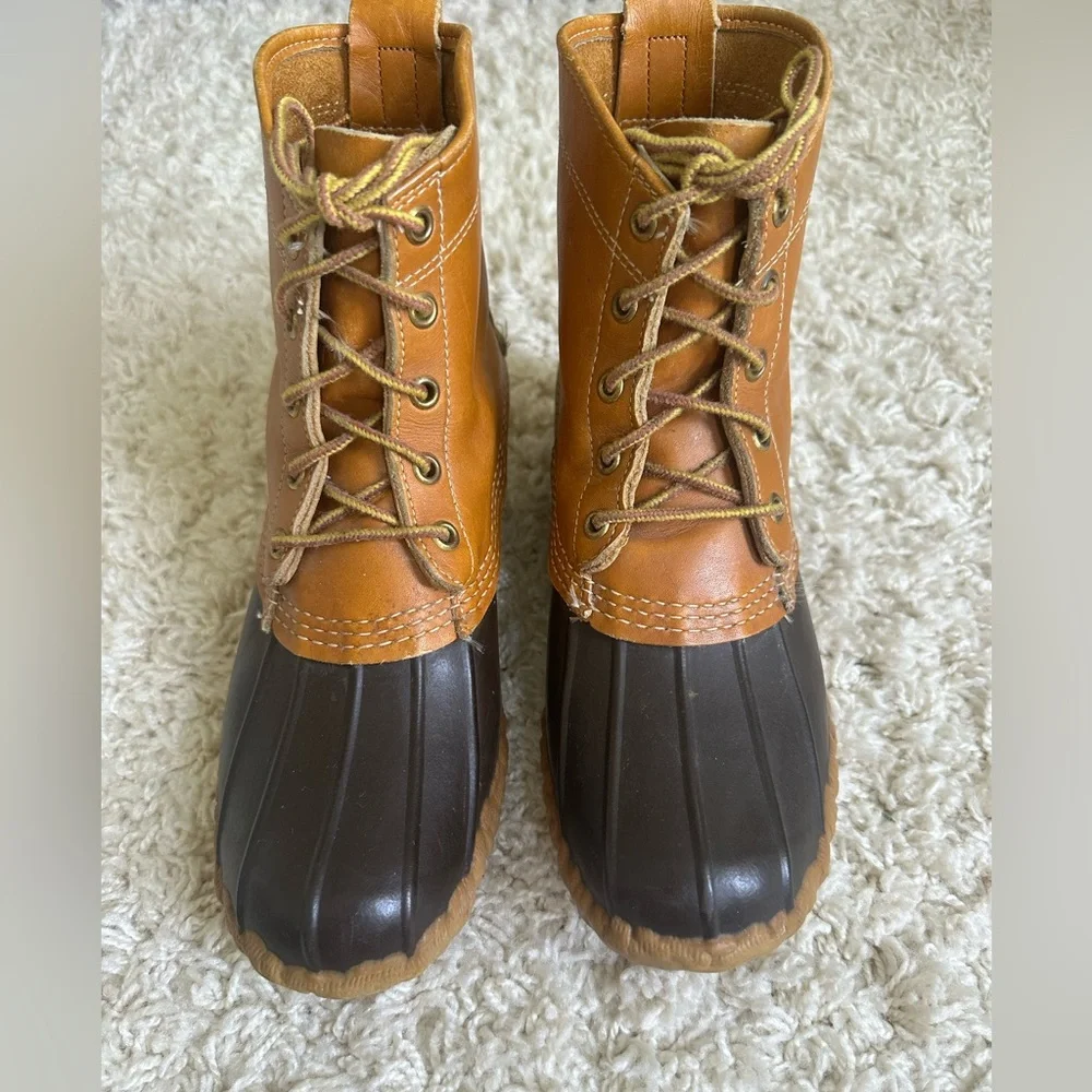 Vintage L.L. Bean Maine Hunting Shoe Boot Mens 8 Usa Made Duck boots